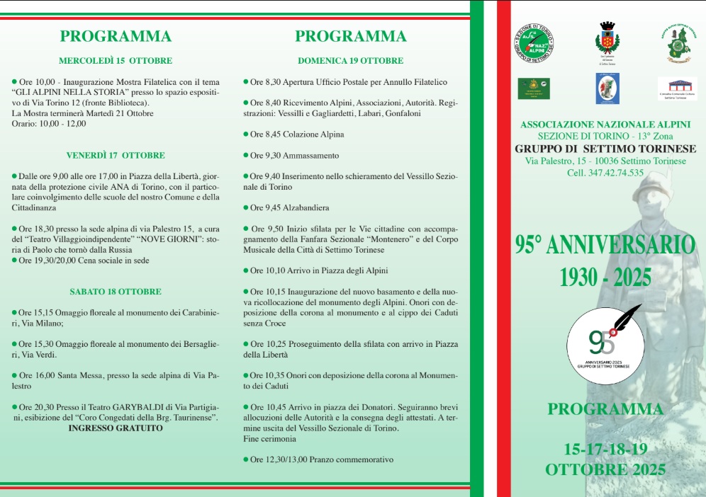 95° di Fondazione Gruppo Settimo T.se